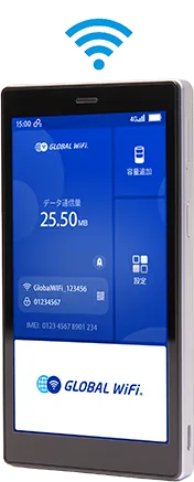 GLOBAL WiFiのレンタル端末